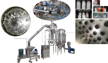 Mini Efficient Powder Ginder Machine / Classifier Mill Dry Material Crushing Unit