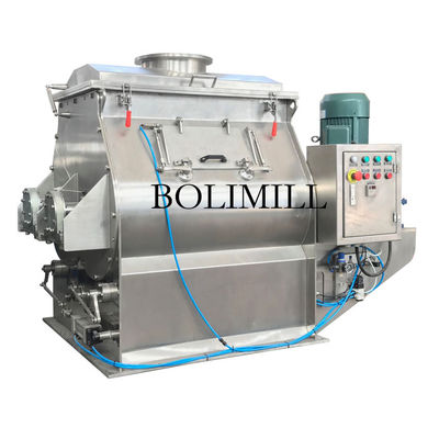 Buy SS304 Industrial Powder Mixer 1000L Paddle Twin-Shaft 11kW online manufacture
