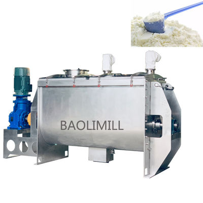 Buy Horizontal Powder Ribbon Mixer with 1000L Capacity 20-85 RPM and 15 kW Power for Chemical and Food Applications online manufacture