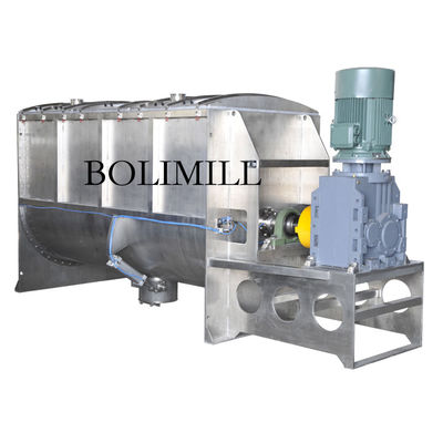 Buy 3000L Capacity Stainless Steel Ribbon Mixer with 220-660V Voltage and 22kW Power for Industrial Powder Blending online manufacture