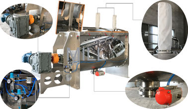Buy 1000l Double Ribbon Powder Mixer Horizontal Whey Field installation High Safety Level online manufacture