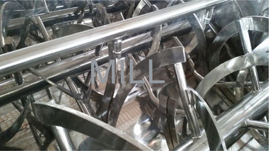 Buy 100-1000 Kg/H Powder Mixing Machine Paddle Ribbon Horizontal Blender Mixer online manufacture