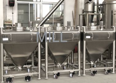 Buy IBC Vacuum Moveable Powder Bin Vacuum Conveyor For Powder Bin Blender Stainless Steel online manufacture