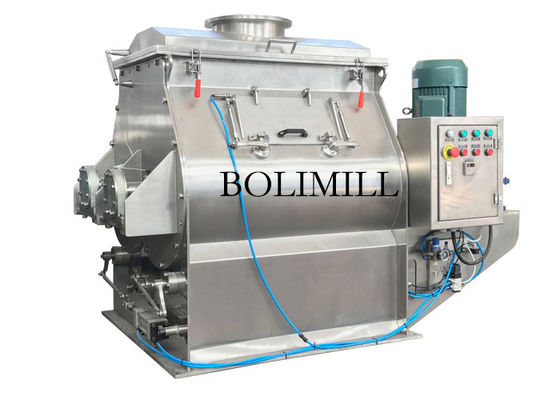 Buy Horizontal Chemical commercial Powder 300L shaft Paddle Mixer Machine online manufacture