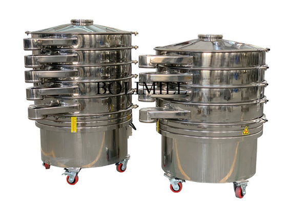 Buy Round Grading Powder CE GMP 2000kg/H Vibro Sieve Machine online manufacture