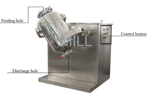 Buy Pharma Three Dimensional SUS 62L Powder Motion Mixer online manufacture
