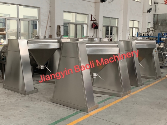 Stainless Steel 304 Square Cone Powder Mixer Machine 400kg Capacity