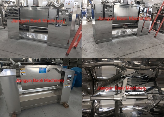 Industrial Trough Mixing Machine for Powder and Liquid SUS304
