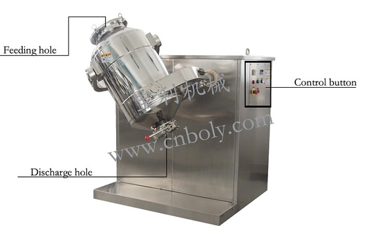3D Swing Powder Mixer 100L-4000L Stainless Steel Industrial Blender
