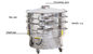 Low Noise Level Industrial Powder Sifter , Powder Sifting Machine Filter Sieve